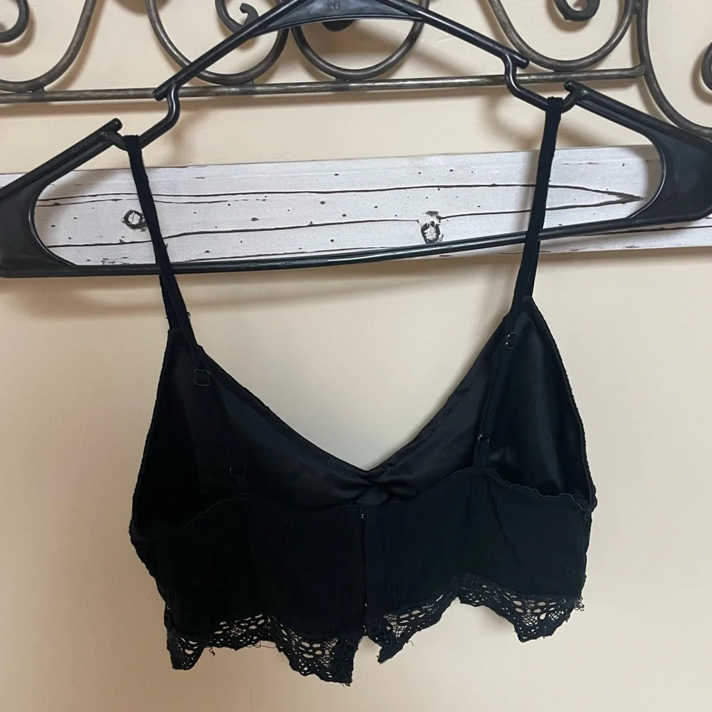 Pac Sun L.A. Hearts Brand black crop top/bralette. Size small. - Picture 3 of 6